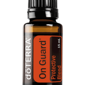 A bottle of OnGuard essential oil used for physical therapy.