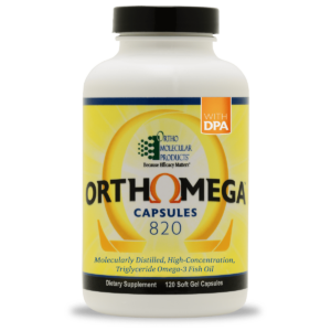 The Orthomega capsules for physical therapy.