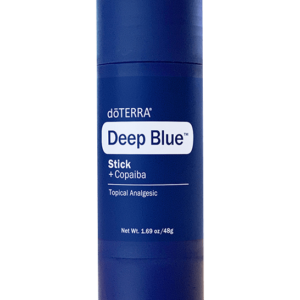 Deep Blue Stick deodorant with therapeutic properties.