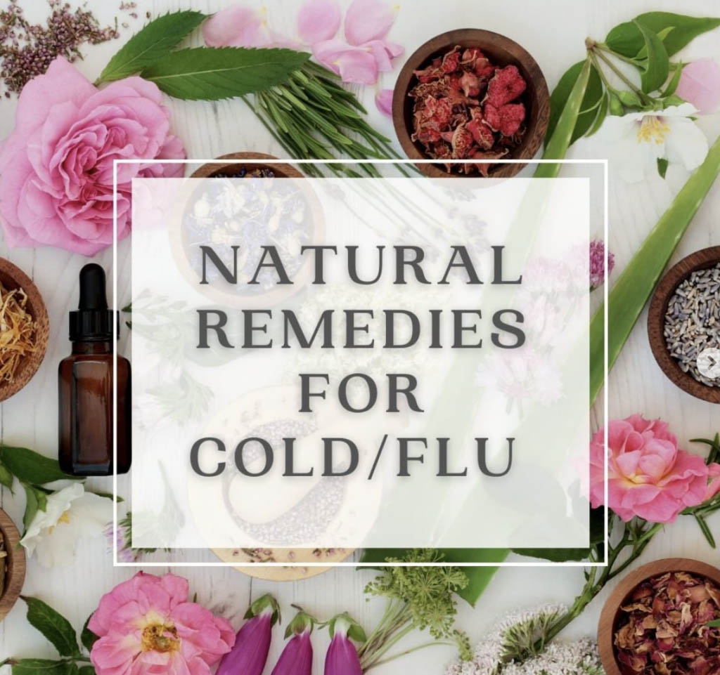 Natural remedies for cold/flu with physical therapy.