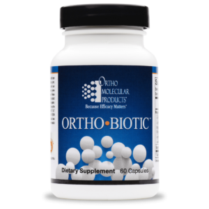 Orthobiotic Probiotic supplement for improved physical therapy.