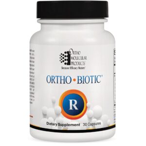 Orthobiotic R - 30 capsules, designed to support physical therapy.