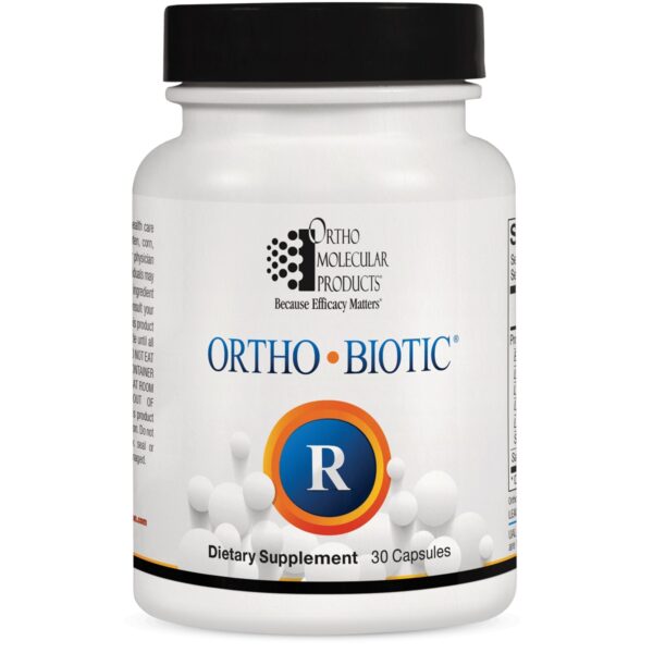 Orthobiotic R - 30 capsules, designed to support physical therapy.