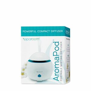 A box with a portable AromaPod Diffuser, suitable for physical therapy.