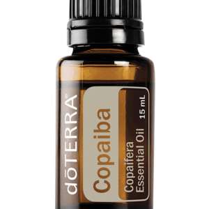 Doterra Copaiba essential oil used in physical therapy.
