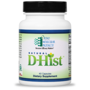 D-Hist natural dietary supplement designed to complement physical therapy.