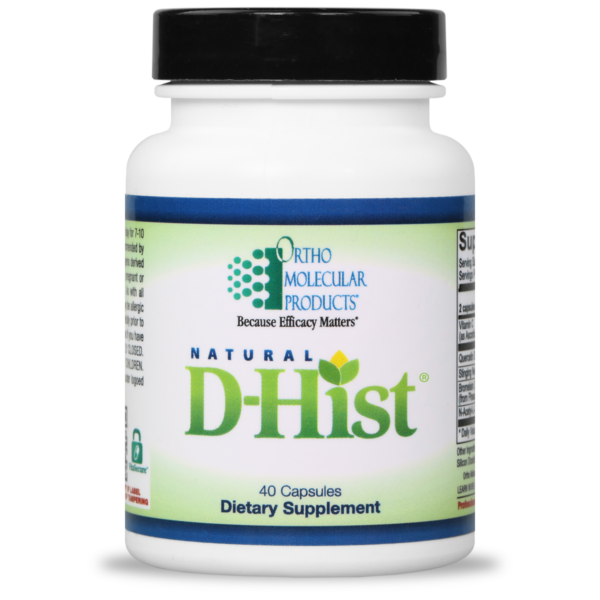 D-Hist natural dietary supplement designed to complement physical therapy.