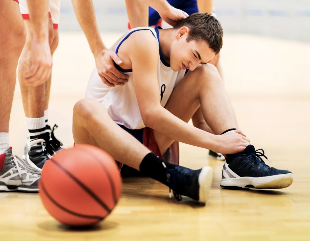 Basketball player have a Sports Injuries