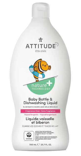 Attitude baby dishwashing liquid
